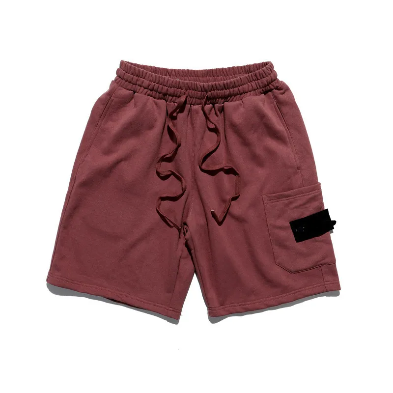 

Stone Island 2021 summer new simple color couple daily casual shorts pocket embroidery 755