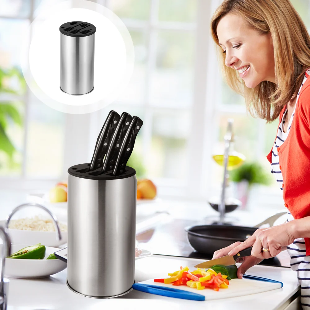 

Kitchen Cutter Stand Stainless Steel Cutter Storage Cutter Block Cutter Stand