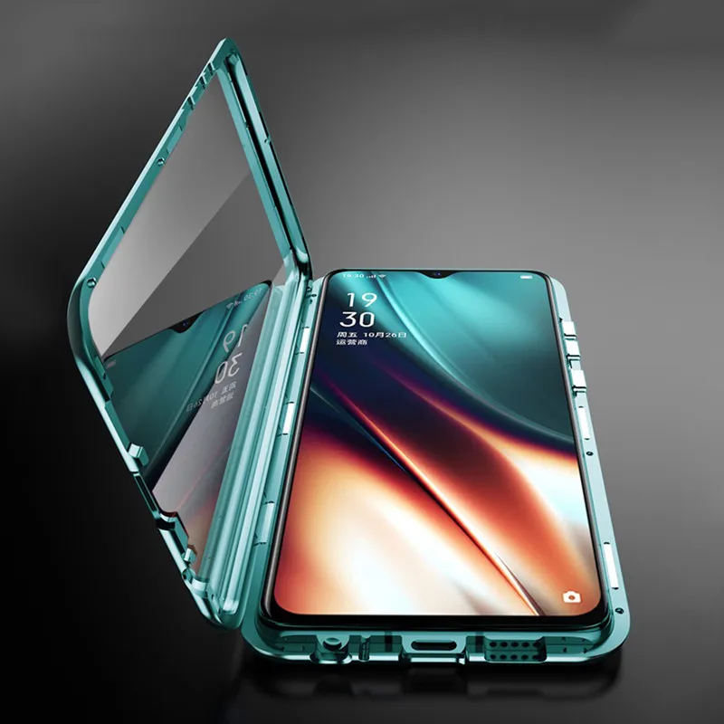 Магнитный адсорбционный чехол для Realme X3 SuperZoom 6i X50 Pro 6 5 Q двухсторонний