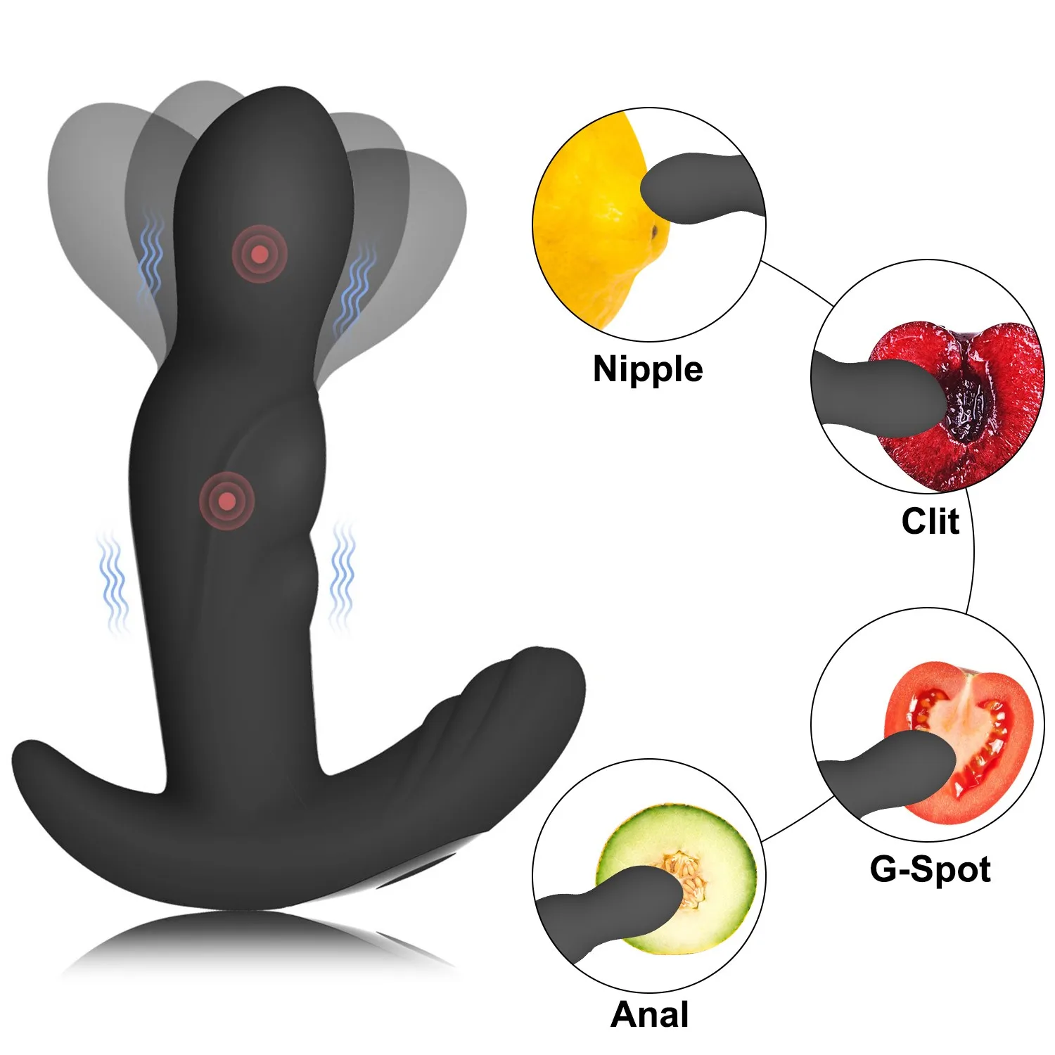 10 вращение режимов Анальный вибратор мужской массажер простаты Анальная пробка