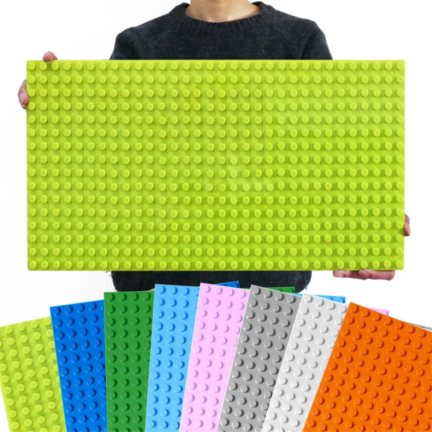 

Крупный горох основание 32*16 точек 51*25 см основание DIY строительные блоки аксессуары совместимы с детьми