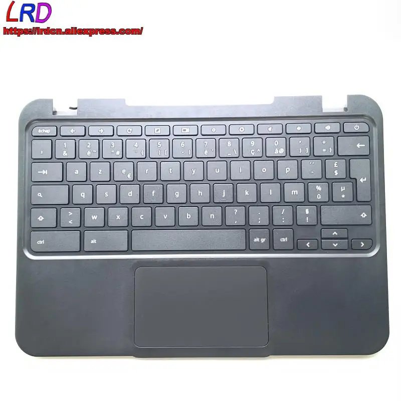 

New Original Palmrest Black Upper Case With France Keyboard Touchpad for Lenovo N22 Chromebook C Cover 5CB0L13239