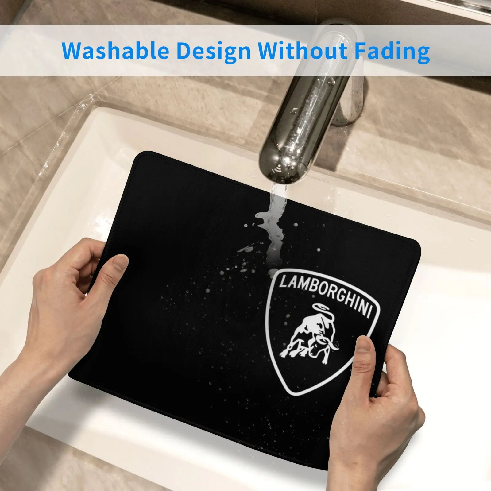

Luxury Hot Car Logo Trending Italy Racing car Logo Mouse Pad DIY Print Cushion