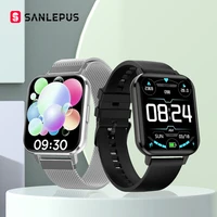 sanlepus 2021 new smart watch sport heart rate monitor waterproof fitness bracelet men women smartwatch for android apple xiaomi