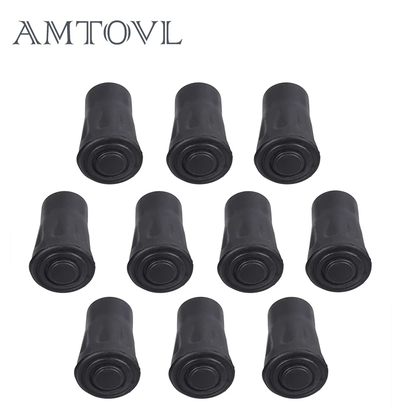 

AMTOVL 10 шт. запасная часть для трость трекинговых Пеший Туризм полюс резиновые наконечники с торцевыми крышками для молотков Пеший Туризм палочки и палки