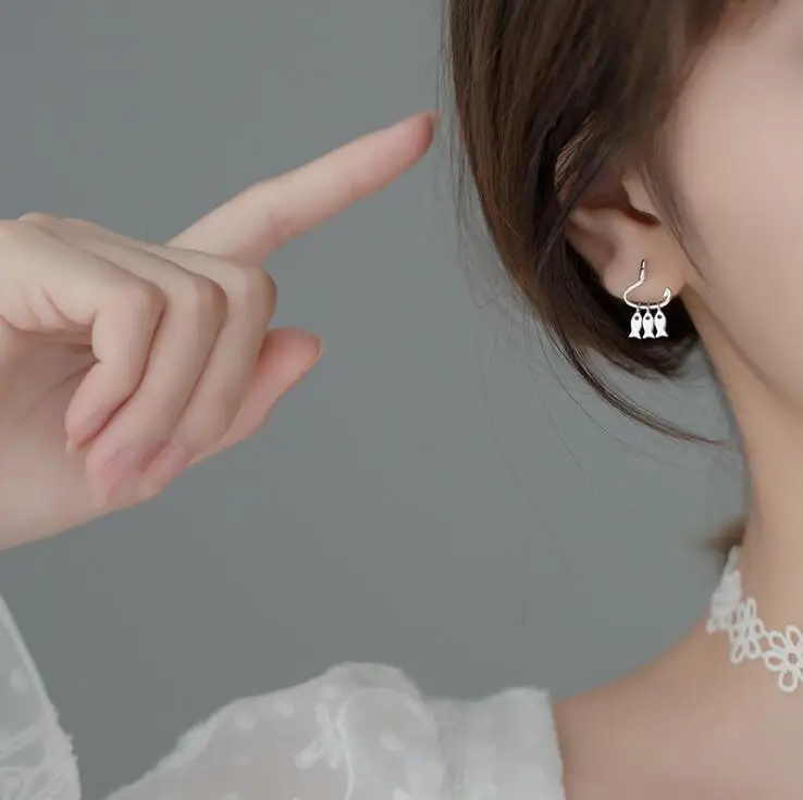 

Silver Earrings 100% 925 Sterling Silver Drop Earrings