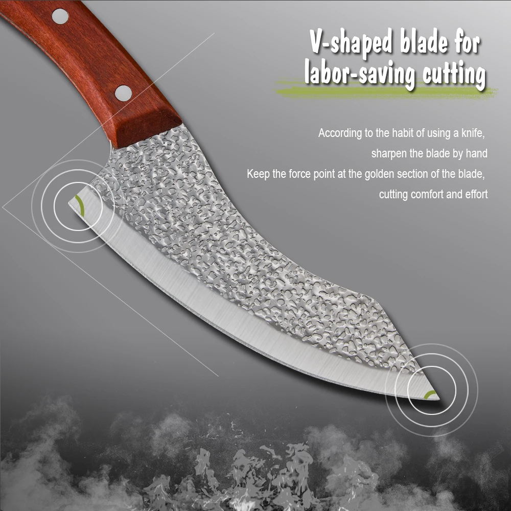 Нож шеф-повара ручной работы из нержавеющей стали 6 дюймов | Дом и сад
