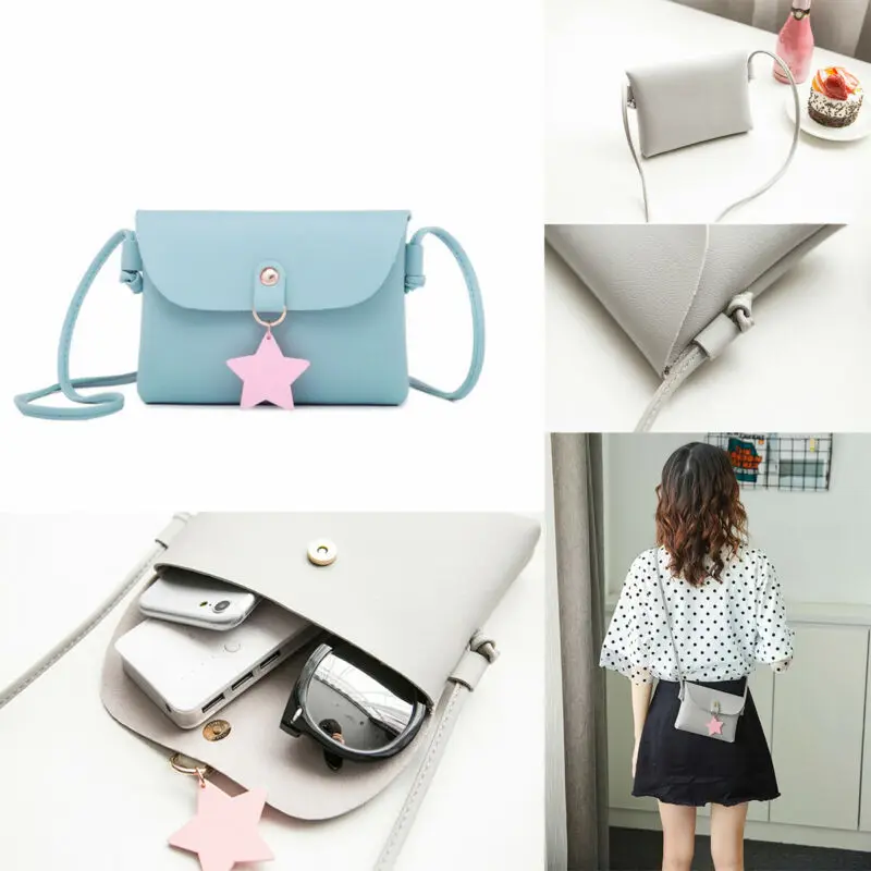 Модный женский мини-кошелек со звездами сумка через плечо повседневная