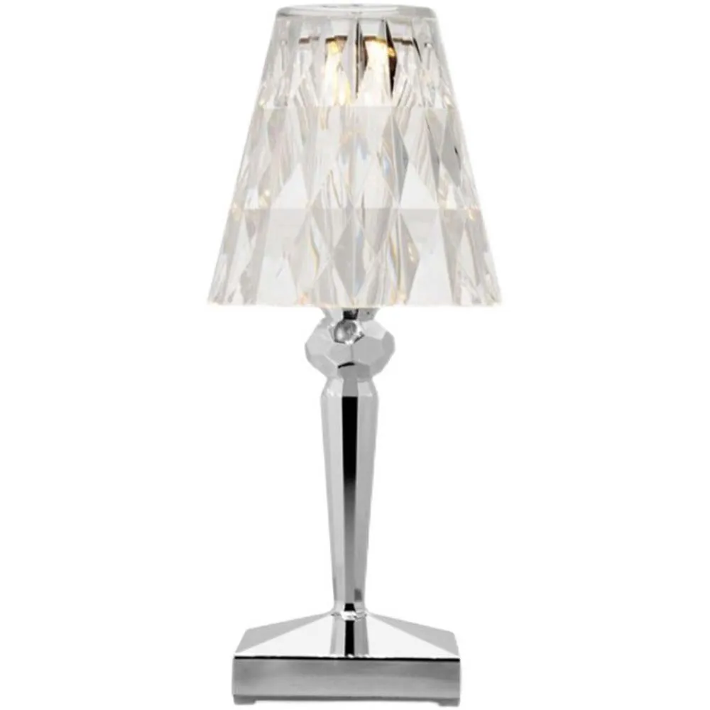 

Diamond Table Lamp USB Rechargeable Acrylic Decoration Desk Lamps Bedroom Bedside Bar Crystal Lighting Fixtures Gift Night Light