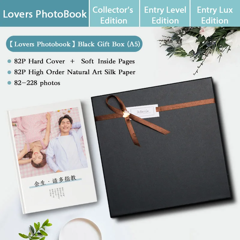 82P Lovers Photobook Выполненная на заказ Фотокнига напечатайте свой фотоальбом поминовение фотоальбомы Фотокнига печать влюбленных подарок на день рождения - Цвет: 82P Lovers Photobook
