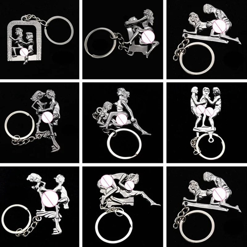 Кольцо для ключей с цепочкой 8 стилей|Брелоки| |