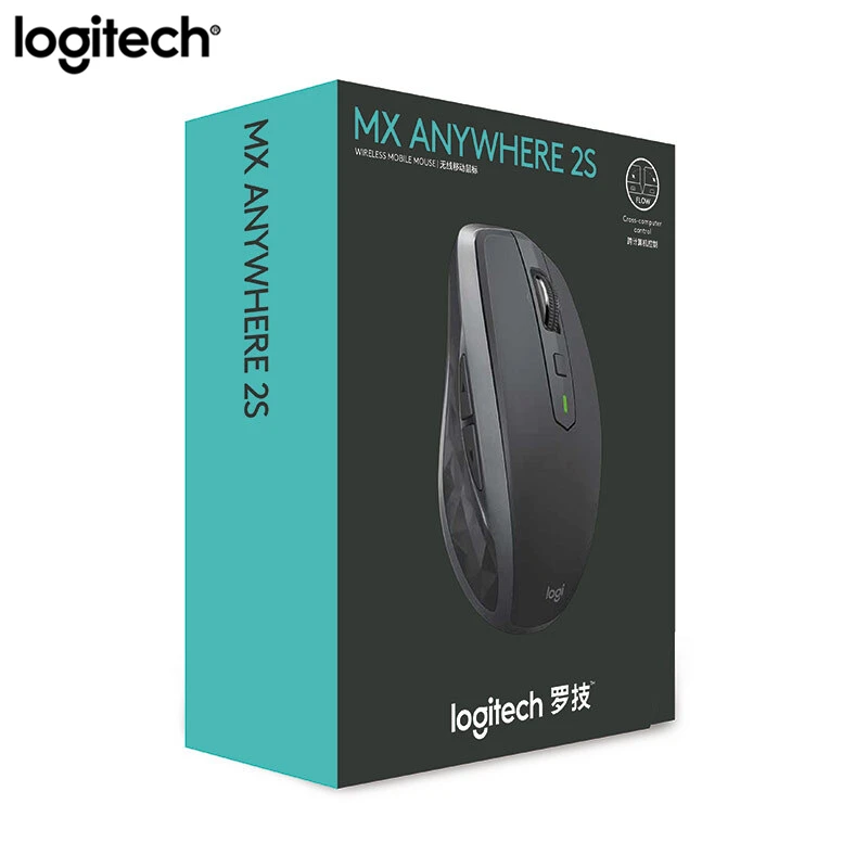 Logitech MX в любом месте 2S 2 4 ГГц Беспроводной Мышь 4000 Точек на дюйм Перезаряжаемые