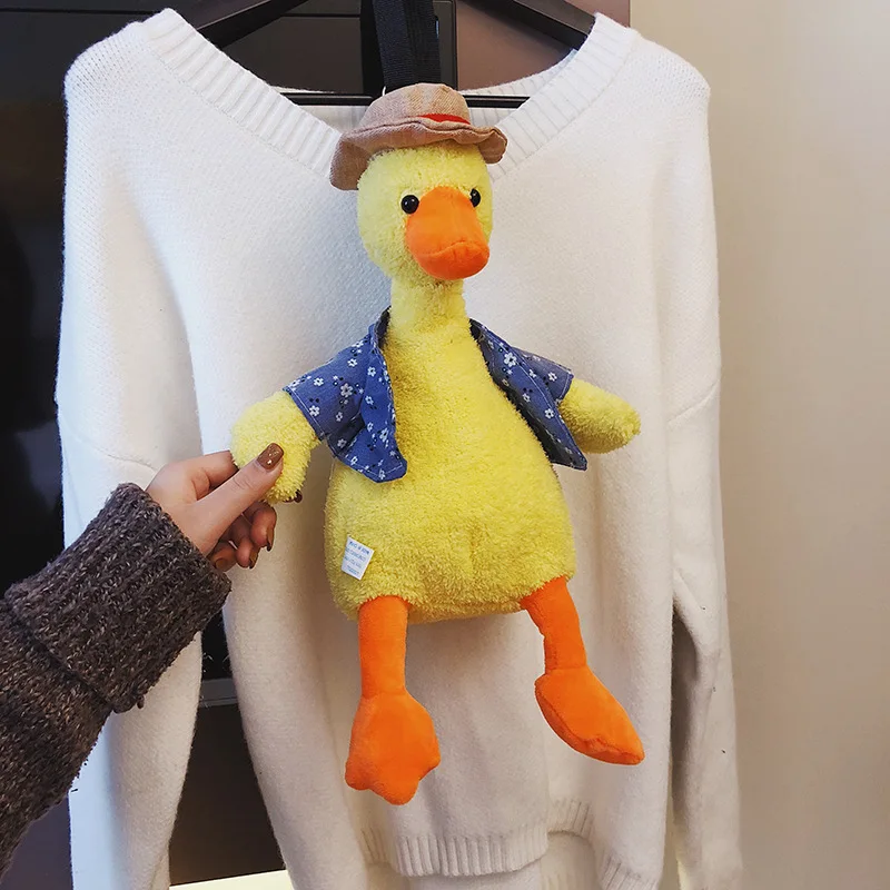 

Lovely Ins Cartoon Plush Bags Stuffed Animals Duck Pups Elephant Children Shoulder bags Kindergarten Baby Casual Crossbody Bags