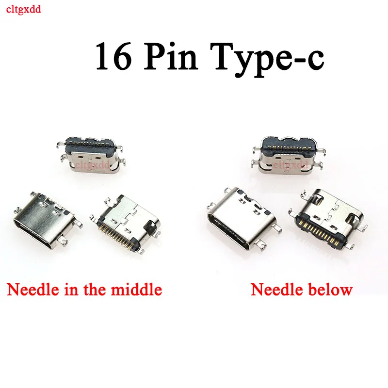 100 шт. Micro USB JACK 3 1 Type C 16pin usb разъем для зарядки гнездовой Мобильный телефон Leagoo OUKITEL
