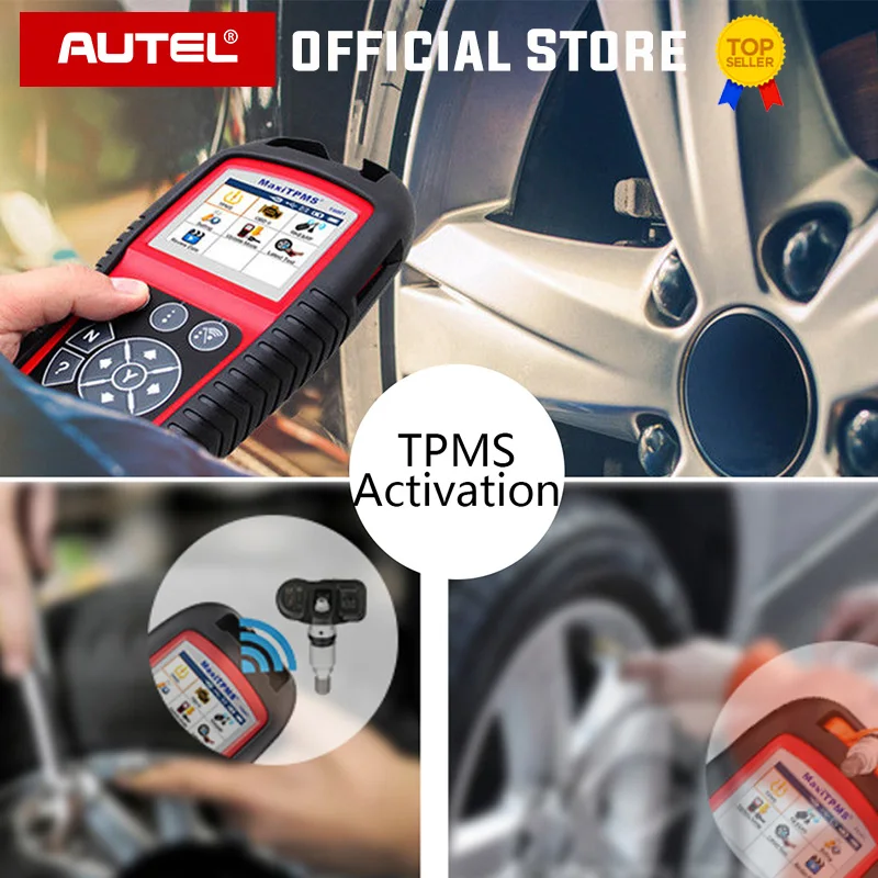Autel MaxiTPMS TS601 система контроля давления в шинах автомобиля диагностический инструмент OBD2 сканер автомобильный активатор Инструменты для ремонта шин Сенсор программирования код ридер