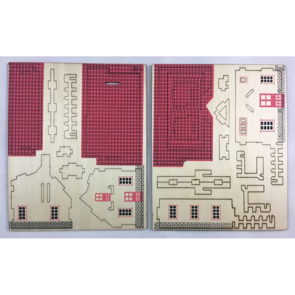 Набор для сборки 3D деревянные игрушки ранчо кукольный домик мини-головоломки