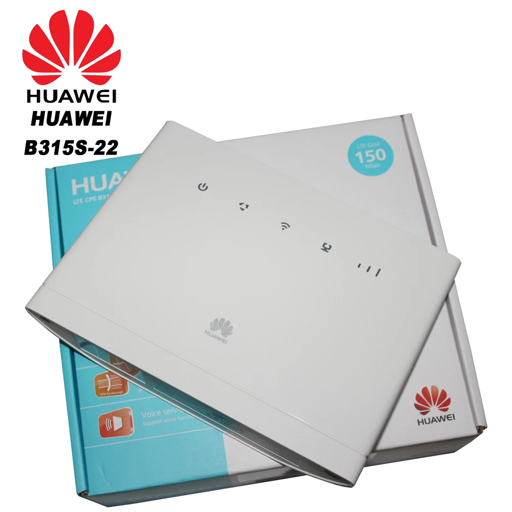 Оригинальная разблокировка 150 Мбит/с HUAWEI B315 телефон 4G LTE роутер со слотом для