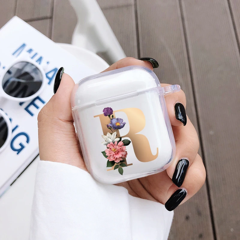 Мягкий милый чехол для наушников Apple airpods роскошный оригинальный с надписью
