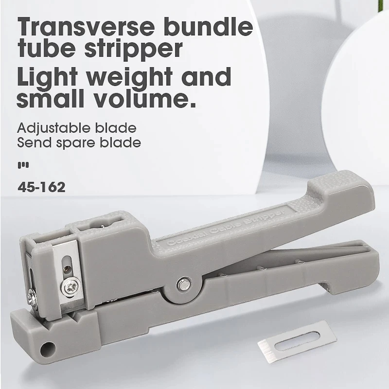 10PCS/LOT Optical Fiber Coaxial Cable Stripper 45-162 Fiber Optic Stripper Transverse Beam Tube Open and Knife Loose Casing