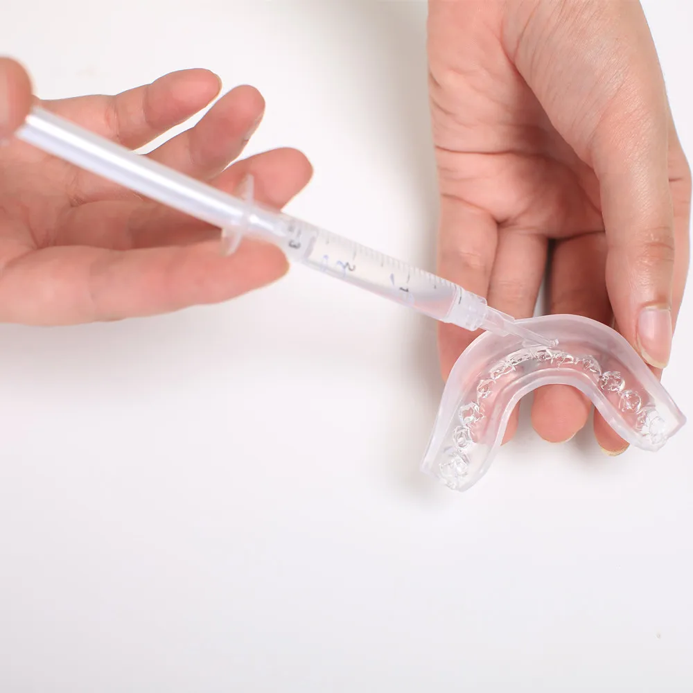 Набор для отбеливания зубов Angelsmile с гелем карбамида пероксида 35% в шприц-рефиллах, система отбеливания зубов, доставка на дом.