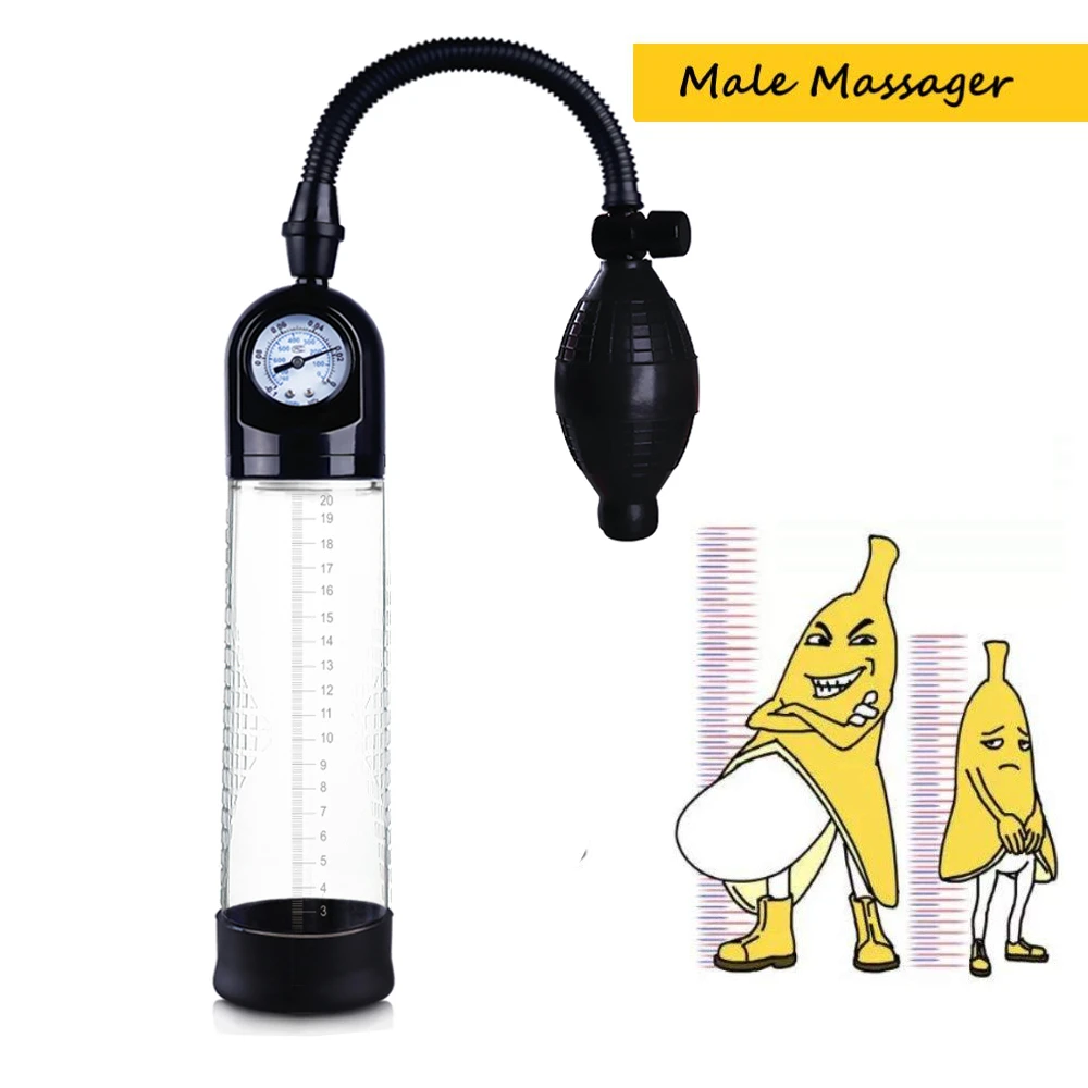 Мужской массажный удлинитель секс игрушка пенис тренажер насос для мужской