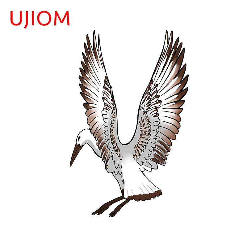 

UJIOM Majestic Stork Sticker Cartoon Animals Wallstickers Room Decoration Wallpaper Home Decor Vinyl Wall Art Waterproof Decal
