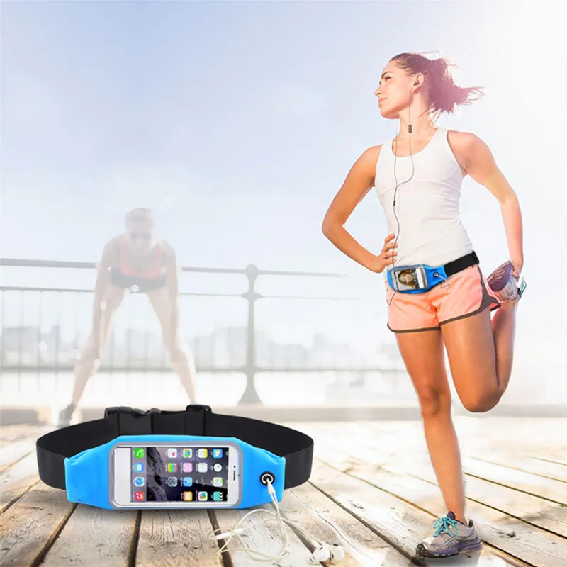 

Waist Bag Women Men's touch screen Waterproof lightweight anti slip Mobile Phone Bag For Phone