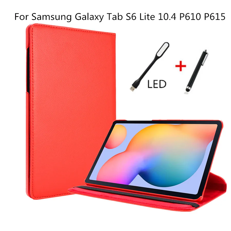 Чехол для Samsung Galaxy Tab S6 Lite 10 4 дюйма чехол с вращающейся на 360 градусов подставкой SM