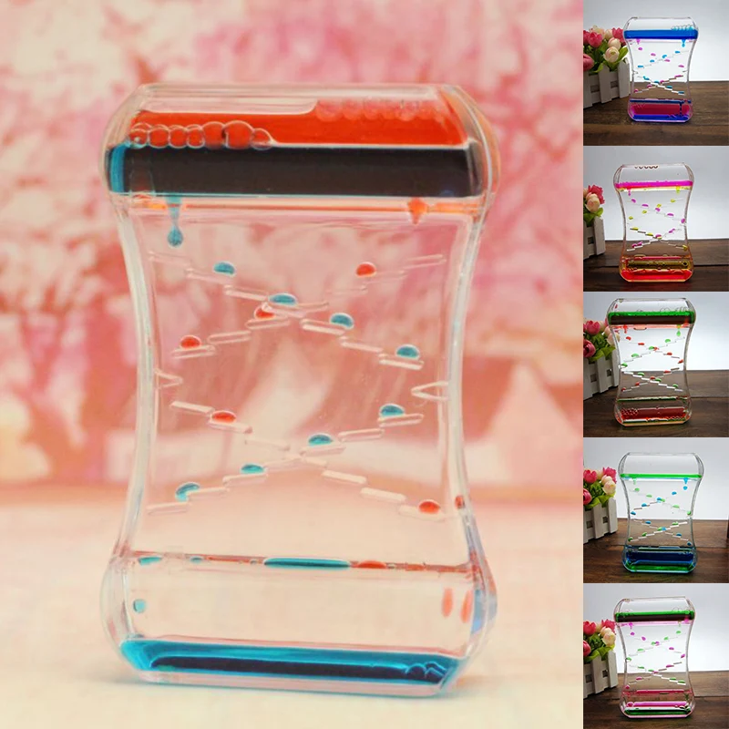 Экономичная настольная игрушка с жидкими пузырьками и таймером Успокаивающая