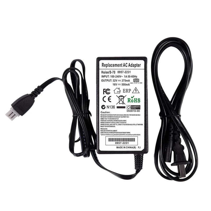 Адаптер переменного тока зарядное устройство шнур питания для HP 375MA Photosmart C4280 C4580