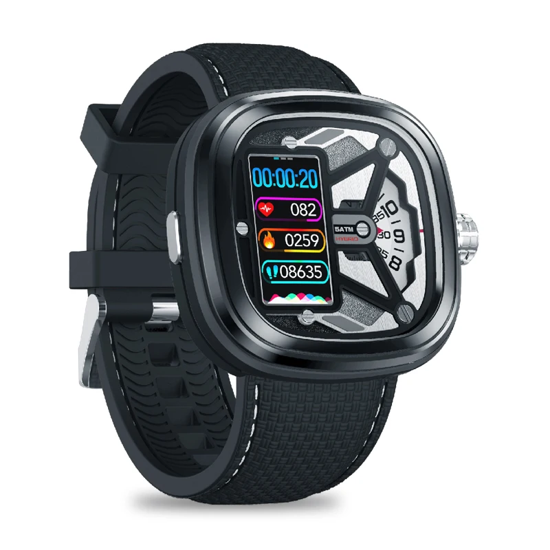 Смарт часы Для мужчин Zeblaze комбинированный чехол накладка 2 Dual опыт Smartwatch