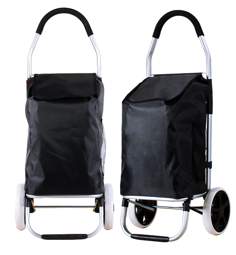 

Aluminum Alloy Folding Portable Climbing Shopping Cart Small Trolley Trailer