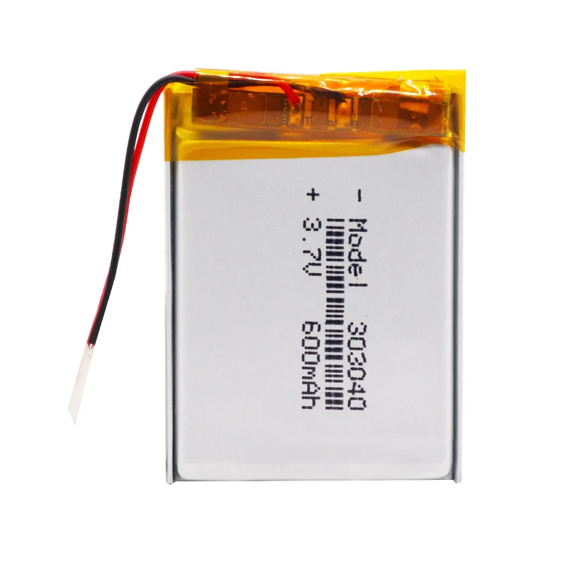 3 7 V 600mAH 303040 полимерный литий-ионный/литий-ионный аккумулятор для dvr GPS mp3 mp4
