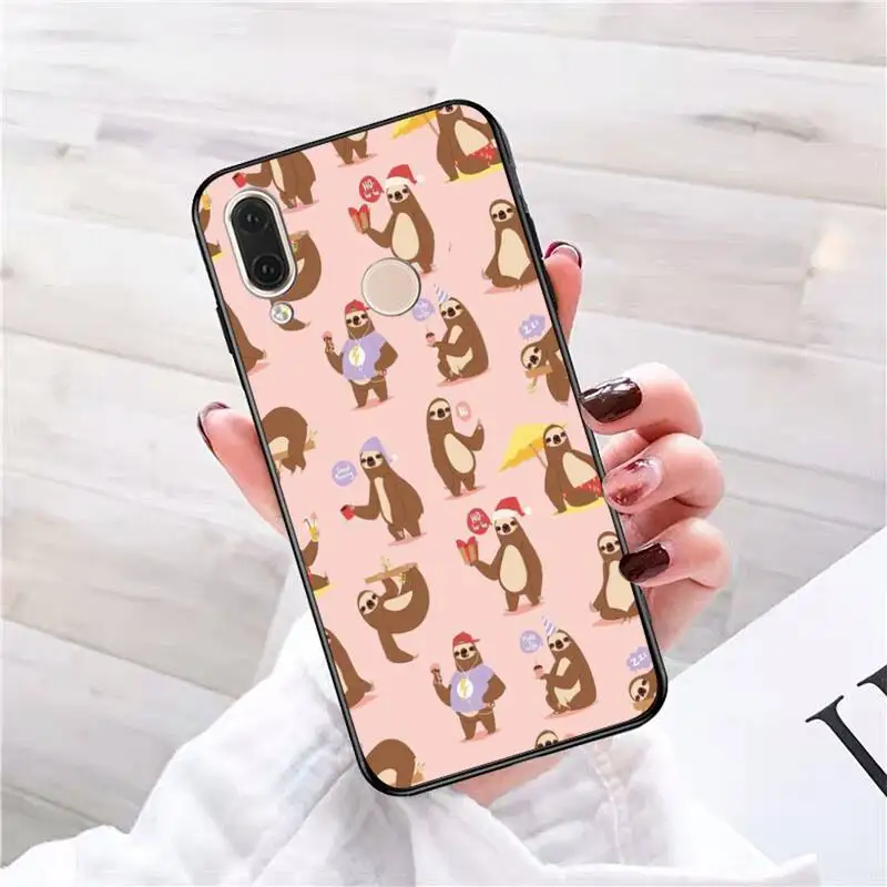 

Yinuoda Cartoon Sloth Cute Animals Customer High Quality Phone Case For Redmi K20 Note 5 7 7a 6 8 Pro note 8T 9 Xiaomi Mi 8 9 SE