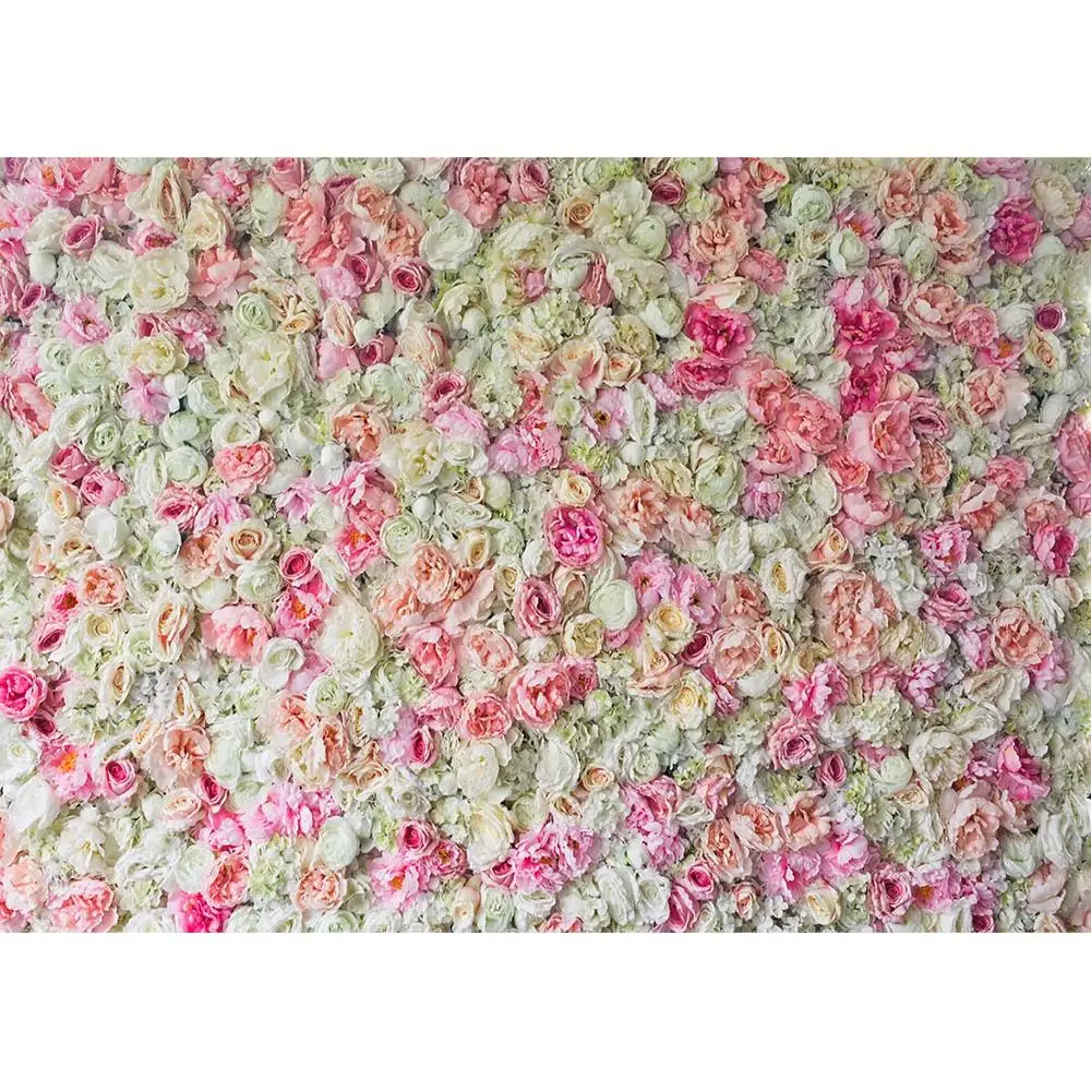 Розовый градиент фон для фотографирования с изображением цветов виниловый