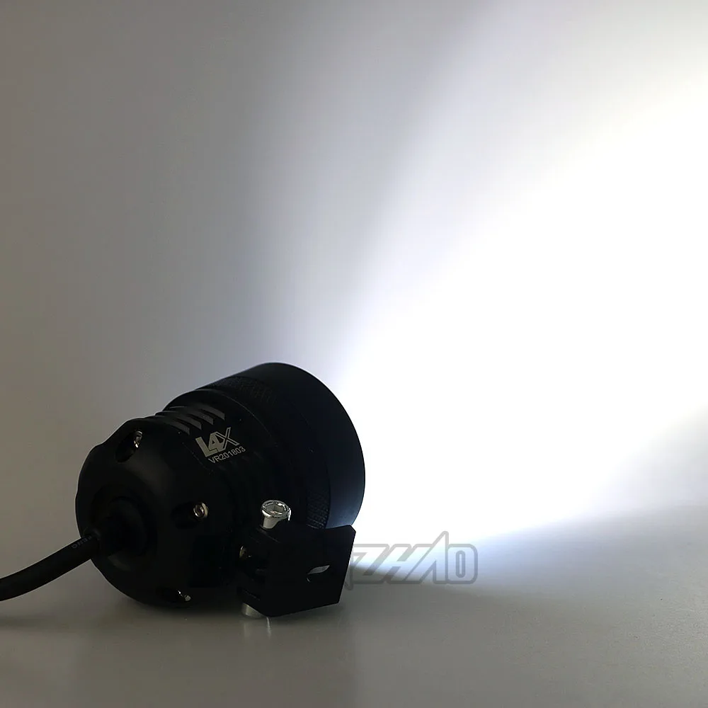 Светодиодные лампы дальнего света для мотоцикла 40 Вт 6500 К Honda Yamaha Cruiser Scooter ATV Sea| |