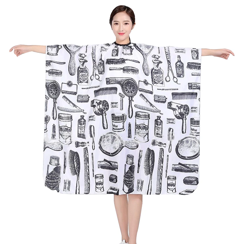 Salon Hairdresser Cape Adult/Kids Hair Cloth Professioanl Waterproof Haircut Apron Anti-static Hairdressing | Красота и здоровье