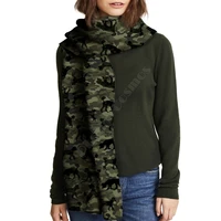 poodle camo scarf 3d printed imitation cashmere scarf autumn and winter thickening warm shawl scarf