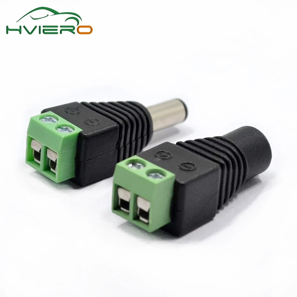 10х Бесплатная пайка 2 контаксветодиодный светодиодная полоса разъем постоянного