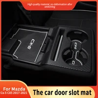 car door groove mat for mazda cx 5 cx5 kf 2017 2018 2021 accessories anti slip cup pad rubber rugs car styling black