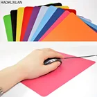 Однотонные оптические коврики для мыши, офисный компьютер, противоскользящие резиновые подставки для запястья, коврики для игровых ноутбуков и ПК, ультратонкие