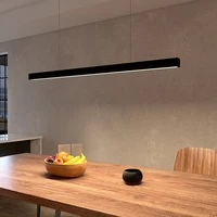 aisilan 1 2m kitchen dining table bar linear suspension lamp led pendant 36w ceiling spotlight line hanging light fixture