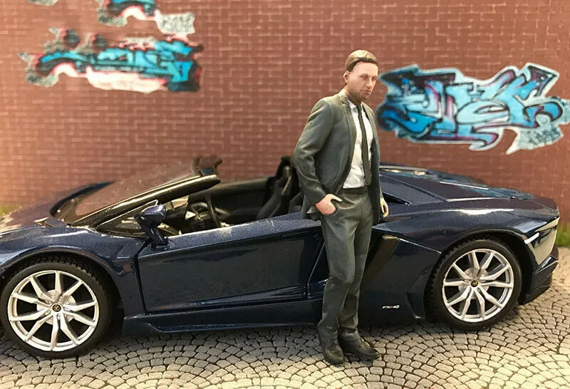 1/35 человек (не включая автомобиль) набор для сборки фигурок из смолы|Наборы