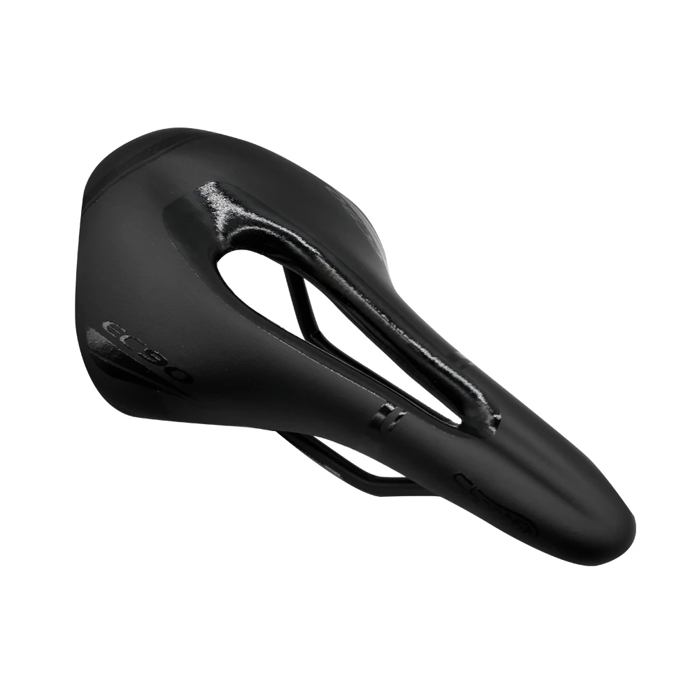 Черный EC90 тело геометрическое мощное седло шоссейное MTB велосипедное седло гоночное сиденье Selle italia Cushioncycling Saddle велосипедное седло - Цвет: Черный