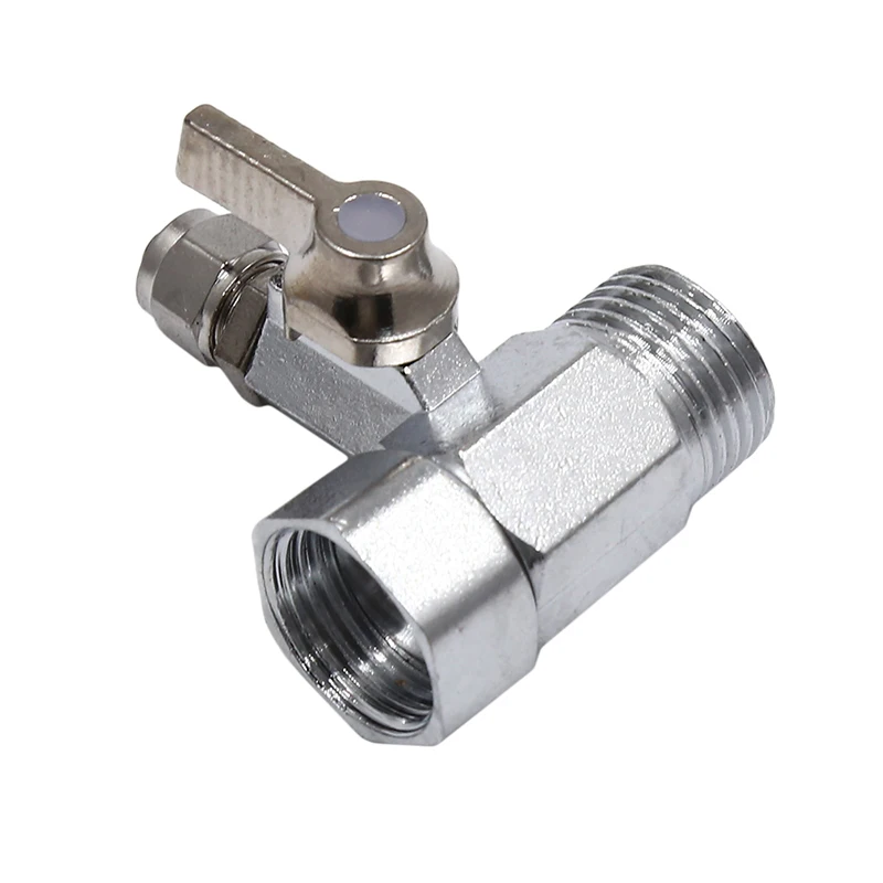 

3 Way Diverter Hose Faucet Connector Fitting T Shape Adapter Connector For Shower Arm Bathroom Toilet Water Purifier Accessories