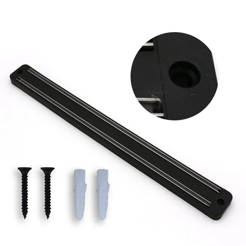 

Magnetic Knife Holder 14 Inch Kitchen Knife Stand Bar Strip Wall Magnet Block Aluminum For Knives Storage Cooking Accessories