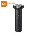 Электробритва XIAOMI MIJIA S300, портативная бритва с 3 плавающими головками, водонепроницаемость IPX7, моющийся триммер для бороды, триммер