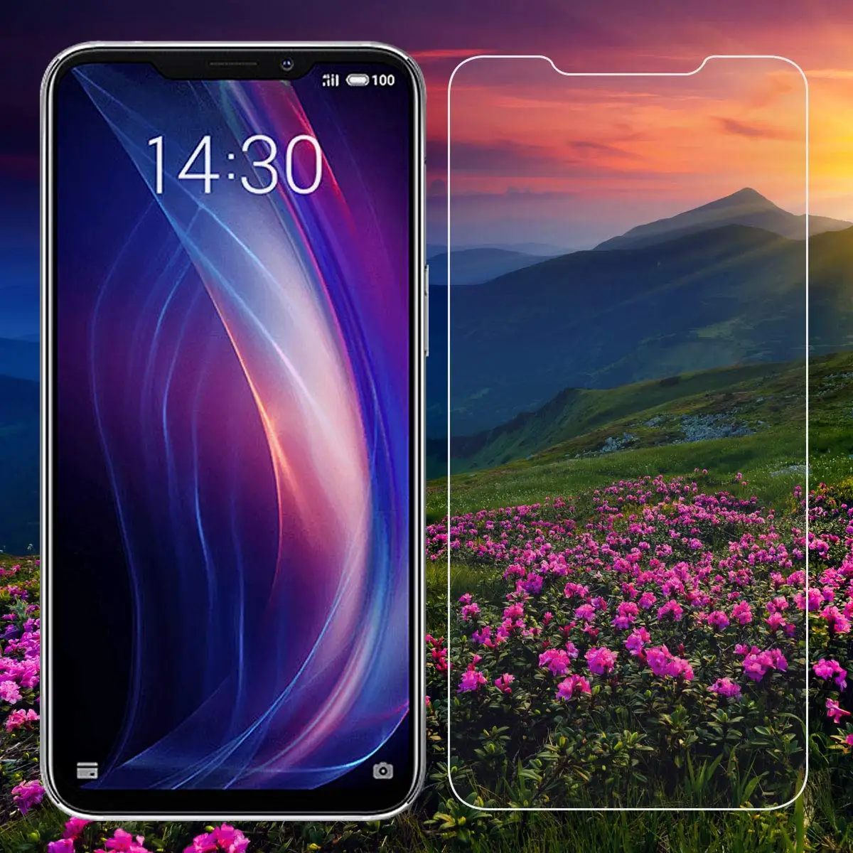 Взрывозащищенное закаленное стекло для Meizu X8 глобальная версия 6 2 дюйма|Защитные