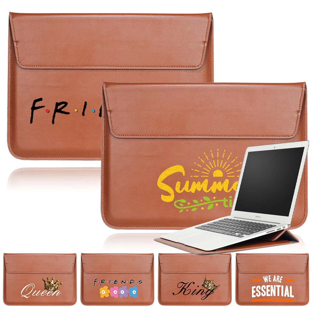 

PU Leather Laptop Sleeve Bag Case 11 12 13 14 15 Inch XiaoMi Huawei Unisex Notebook Bag for Honor Magicbook