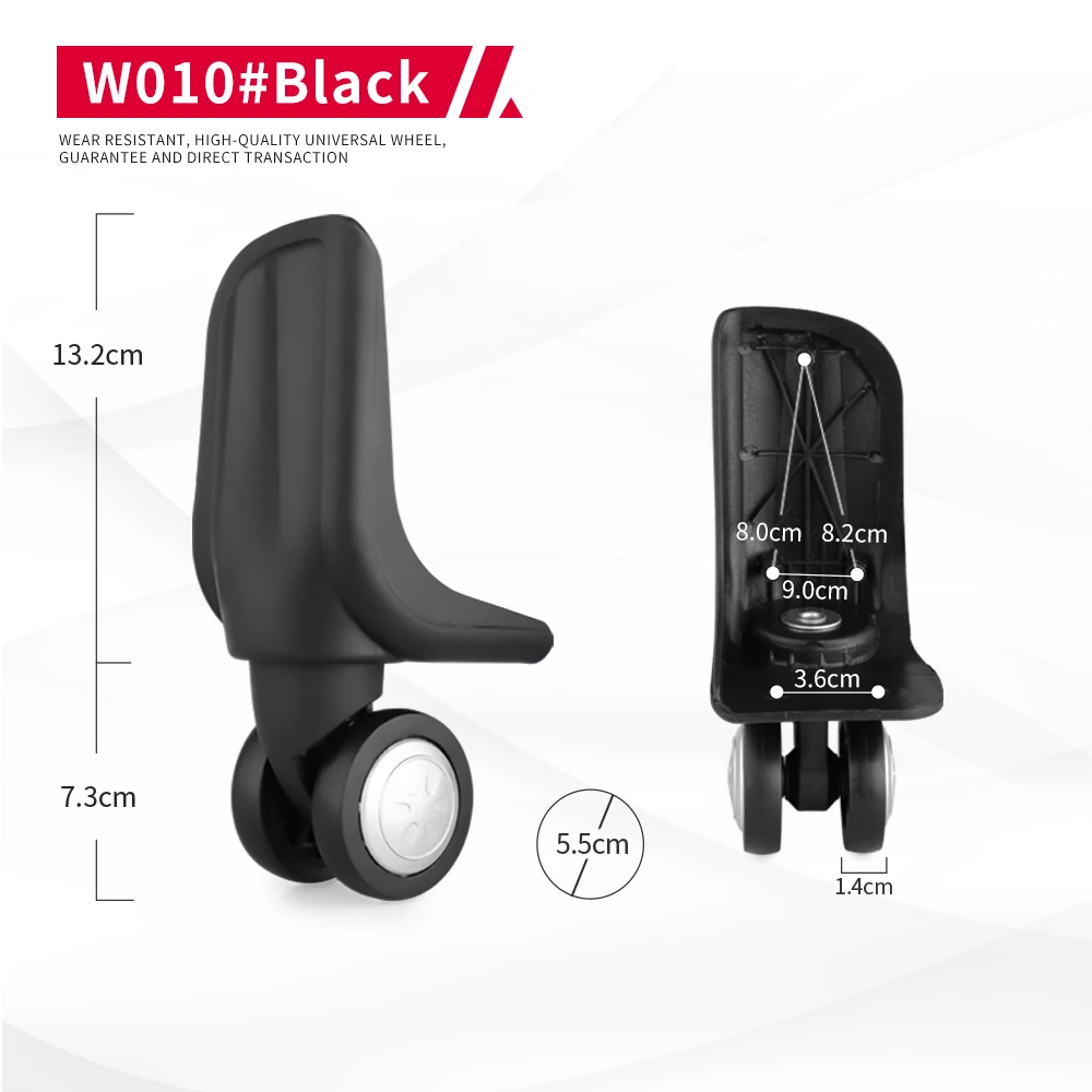 DILONG W010 Trolley wheel suitcase accessories original luggage case replacement universal parts box silent practical wheel